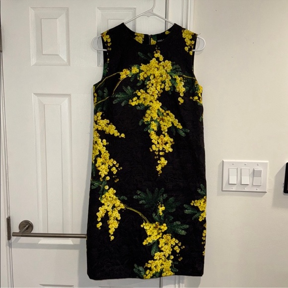 Dolce & Gabbana Mimosa Shift Floral Dress (Size EU42 & US6) - Picture 2 of 13
